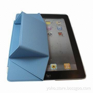 Flip Leather Case for New iPad with Six Fold to Stand Different Colors